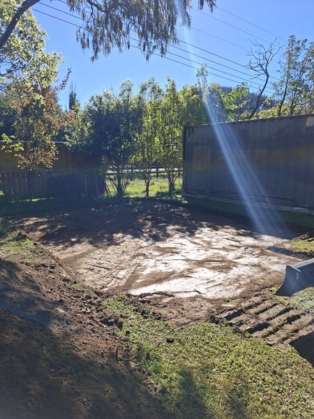 Topsoil strip and stump removal on Tuamarina lifestyle block